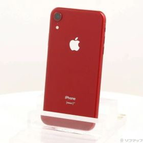 〔中古品〕 iPhoneXR 64GB プロダクトレッド MT062J／A SIMフリー【352】