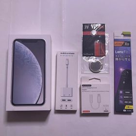 Apple iPhone XR 64GB 白 SIM フリー 箱付 欠品無し