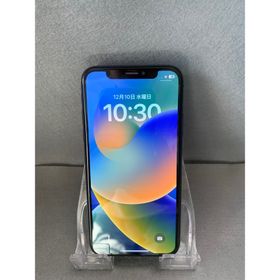 アップル(Apple)の訳あり 国内版 SIMフリー iPhone X 256GB スペースグレー色(スマートフォン本体)