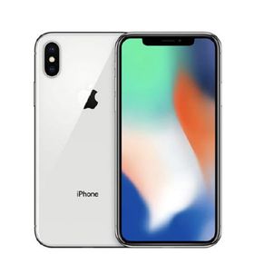 アップル(Apple)のiPhoneX 256GB シルバー SIMフリー 本体 スマホ iPhone X アイフォン アップル apple 【送料無料】 ipxmtm845(スマートフォン本体)