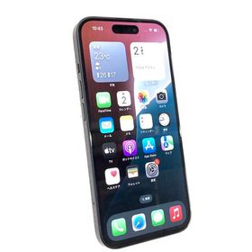 中古 Apple iPhone15 128GB ブラック MTMH3J／A SIMフリー ネットワーク利用制限▲判定