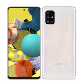 【中古】 SC-54A Galaxy A51 5G プリズムブリックスホワイト sc54aw7mtm