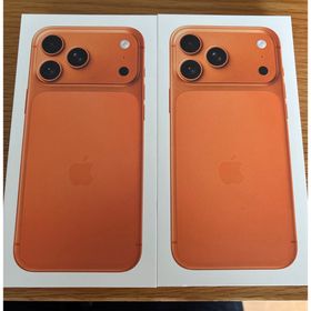 アップル(Apple)のiPhone17 Pro Max 256GB コズミックオレンジ 2台(スマートフォン本体)