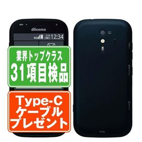 F-01L らくらくスマートフォンme ブラック SIMフリー ドコモ 中古 スマホ 本体 7日間返品OK あすつく f01lbk6mtm
