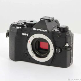 【中古】OM SYSTEM OM-5 ボディ ブラック 【262-ud】