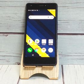 au Qua phone QZ 京セラ KYV44 インディゴ 本体 白ロム SIMロック解除済み SIMフリー C927998