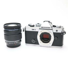 【中古】 《美品》 OM SYSTEM OM-3 12-45mm F4.0 PRO レンズキット シルバー【センサーフィルターユニット部品交換/各部点検済】 [ デジタルカメラ ]