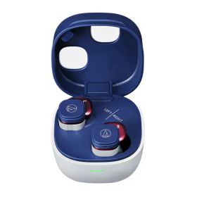 オーディオテクニカ ATH-SQ1TW2 NRD ワイヤレスイヤホン bluetooth / 小型 軽量 / 最大20時間再生 / 低遅延 / 外音取込み / マルチポイント / マルチペアリング / 防水 IPX5 / ワイヤレス充電 /国内ネイビーレッド ATH-SQ1TW2 NRD