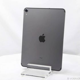 〔中古〕Apple(アップル) iPad Pro 11インチ 256GB スペースグレイ MU102J／A SIMフリー〔371-ud〕
