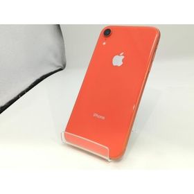 【中古】Apple docomo 【SIMロック解除済み】 iPhone XR 64GB コーラル MT0A2J/A【浜松駅前】保証期間１ヶ月【ランクC】