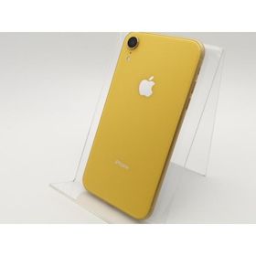【中古】Apple docomo 【SIMロック解除済み】 iPhone XR 64GB イエロー MT082J/A【神保町】保証期間１ヶ月【ランクC】