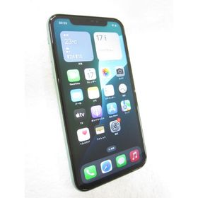 中古 Apple iPhone11 64GB グリーン MHDG3J／A SIMフリー ネットワーク利用制限▲判定