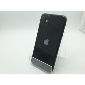 【中古】Apple SoftBank 【SIMロック解除済み】 iPhone 11 128GB ブラック MWM02J/A【柏】保証期間１週間【ランクC】