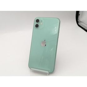 【中古】Apple au 【SIMロック解除済み】 iPhone 11 64GB グリーン MWLY2J/A【川崎駅前】保証期間１ヶ月【ランクC】