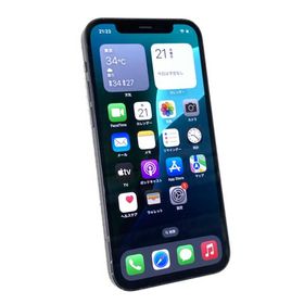中古 Apple iPhone12 128GB ブラック MGHU3J／A SIMフリー ※バッテリ残量やや少なめ