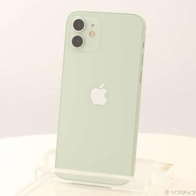 〔中古〕Apple(アップル) iPhone12 64GB グリーン MGHT3J／A SIMフリー〔349-ud〕