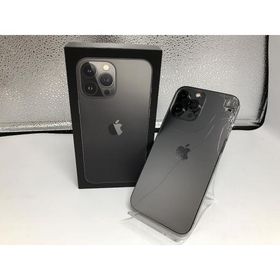 アップル Apple iPhone 13 Pro Max 128GB 背面割れあり グラファイト MLJ43J/A