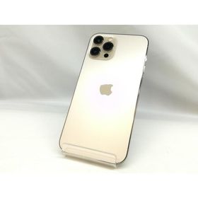 【中古】Apple SoftBank 【SIMロック解除済み】 iPhone 12 Pro Max 128GB ゴールド MGCW3J/A【高崎モントレー】保証期間１ヶ月【ランクC】