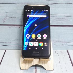 docomo AQUOS sense SH-01K ブラック Velvet Black 本体 白ロム SIMロック解除済み SIMフリー C471795