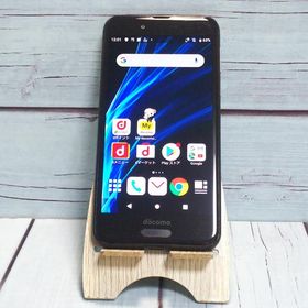 docomo AQUOS sense SH-01K ブラック Velvet Black 本体 白ロム SIMロック解除済み SIMフリー C796820