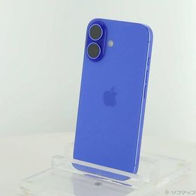 〔中古〕Apple(アップル) iPhone16 512GB ウルトラマリン MYE53J／A SIMフリー〔305-ud〕