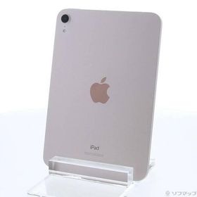 〔中古〕Apple(アップル) iPad mini 第6世代 64GB ピンク MLWL3J／A Wi-Fi〔377-ud〕