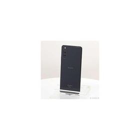 〔中古〕SONY(ソニー) Xperia 10 III 128GB ブラック SO-52B docomoロック解除SIMフリー