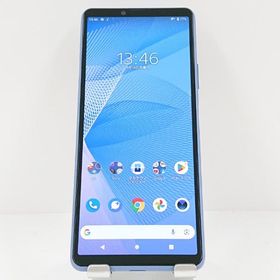 Xperia 10 III SOG04 au ブルー 送料無料 即決 本体 c12973