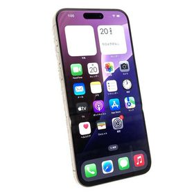 中古 Apple iPhone15 Pro Max 256GB ナチュラルチタニウム MU6R3J／A SIMフリー ネットワーク利用制限▲判定