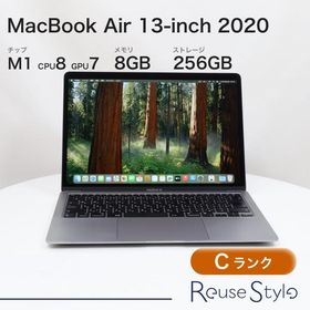 MacBook Air 13インチ 2020 M1 スペースグレイ 8GB 256GB JISキーボード Cランク