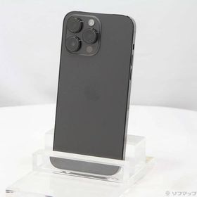 〔中古〕Apple(アップル) iPhone14 Pro Max 256GB スペースブラック MQ9A3J／A SIMフリー 〔ネットワーク利用制限▲〕〔377-ud〕