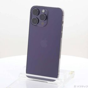 〔中古〕Apple(アップル) iPhone14 Pro Max 256GB ディープパープル MQ9E3J／A SIMフリー〔344-ud〕