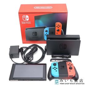 質屋 NINTENDO 任天堂 ニンテンドー スイッチ Switch HAD-S-KABAH HAC-001 ネオンブルー レッド 動作品 25k190-1 みいち質店