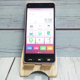 Y!mobile 京セラ かんたんスマホ 705KC ピンク 本体 白ロム SIMロック解除済み SIMフリー B419226