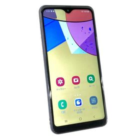 中古 samsung Galaxy A21 64GB ブラック SCV49 au