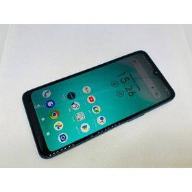 ★送料無料★美品★SIMフリー★FCG02★ブルー★0071280000500★SYS★12/04