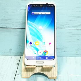 docomo AQUOS R2 SH-03K Platinum White 本体 白ロム SIMロック解除済み SIMフリー 324665