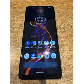 【中古・ジャンク】AQUOS R5G 256GB ブラック SIMフリー 908SH SH-51A SHG01 A090