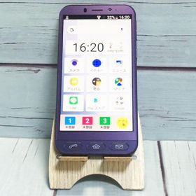 Softbank SHARP シンプルスマホ4 704SH ネイビー 本体 白ロム SIMロック解除済み SIMフリー B463328