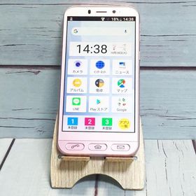 Softbank SHARP シンプルスマホ4 704SH ピンク 本体 白ロム SIMロック解除済み SIMフリー B356606