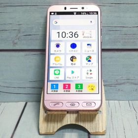 Softbank SHARP シンプルスマホ4 704SH ピンク 本体 白ロム SIMロック解除済み SIMフリー B987194