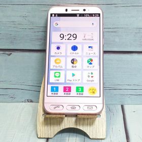 Softbank SHARP シンプルスマホ4 704SH ピンク 本体 白ロム SIMロック解除済み SIMフリー B619242