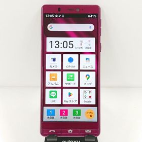 シンプルスマホ5 A001SH SoftBank ワインレッド 送料無料 即決 本体 c12314