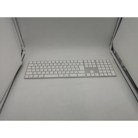 【中古】Apple Magic Keyboard（2017/テンキー付き/A1843） - 日本語（JIS） シルバー MQ052J/A【なんば】保証期間１週間