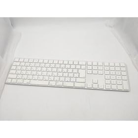 【中古】Apple Magic Keyboard（2017/テンキー付き/A1843） - 日本語（JIS） シルバー MQ052J/A【千葉】保証期間１週間