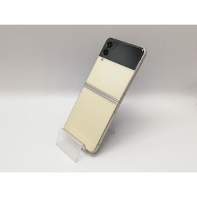 【中古】SAMSUNG docomo 【SIMフリー】 Galaxy Z Flip3 5G クリーム 8GB 128GB SC-54B【福岡天神】保証期間１ヶ月【ランクB】
