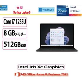 マイクロソフト(Microsoft) ノートパソコン マイクロソフト Surface Laptop 5 RHI-00045(RFB-00045の展示モデル) /MS Office Home and Business 2021/展示品