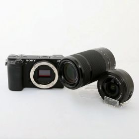 【中古】 (ソニー) SONY ソニー ILCE-6400Y B ダブルズームレンズキツト【中古カメラ デジタル一眼】 ランク：AB