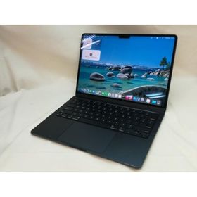 【中古】Apple MacBook Air 13インチ CTO (M2,2022) ミッドナイト M2(CPU:8C/GPU:8C)/8G/256G/30W AC【川崎】保証期間１ヶ月【ランクB】
