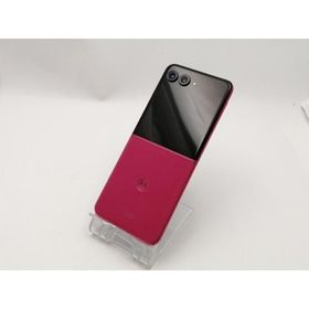 【中古】MOTOROLA IIJmio 【SIMフリー】 razr 50 ultra ホットピンク 12GB 512GB【ECセンター】保証期間１ヶ月【ランクA】